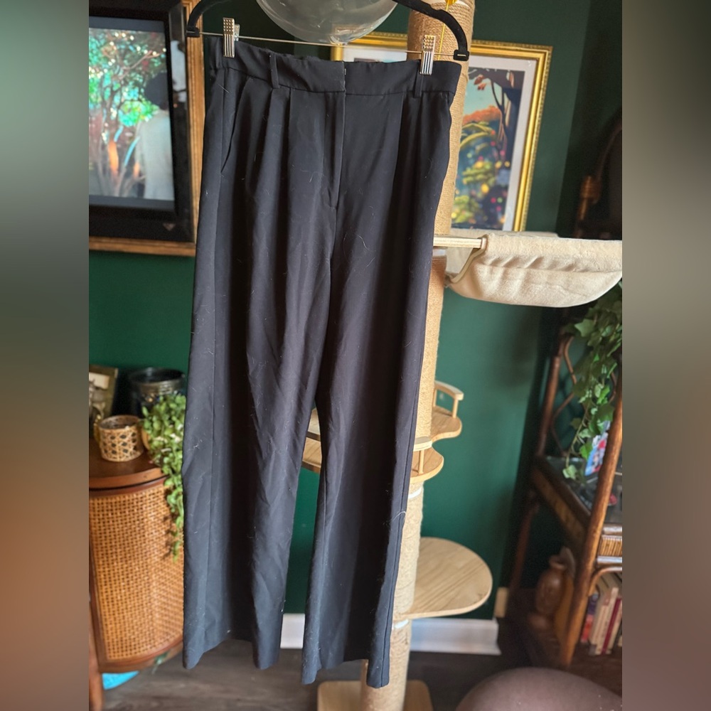 Abercrombie & Fitch Curve Love Sloane Tailored Pant, size 29 long NAVY